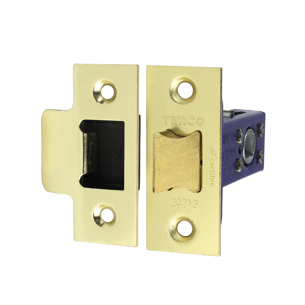 Timco Architectural Tubular Latch - Electro Brass & Satin Nickel - TimPacks
