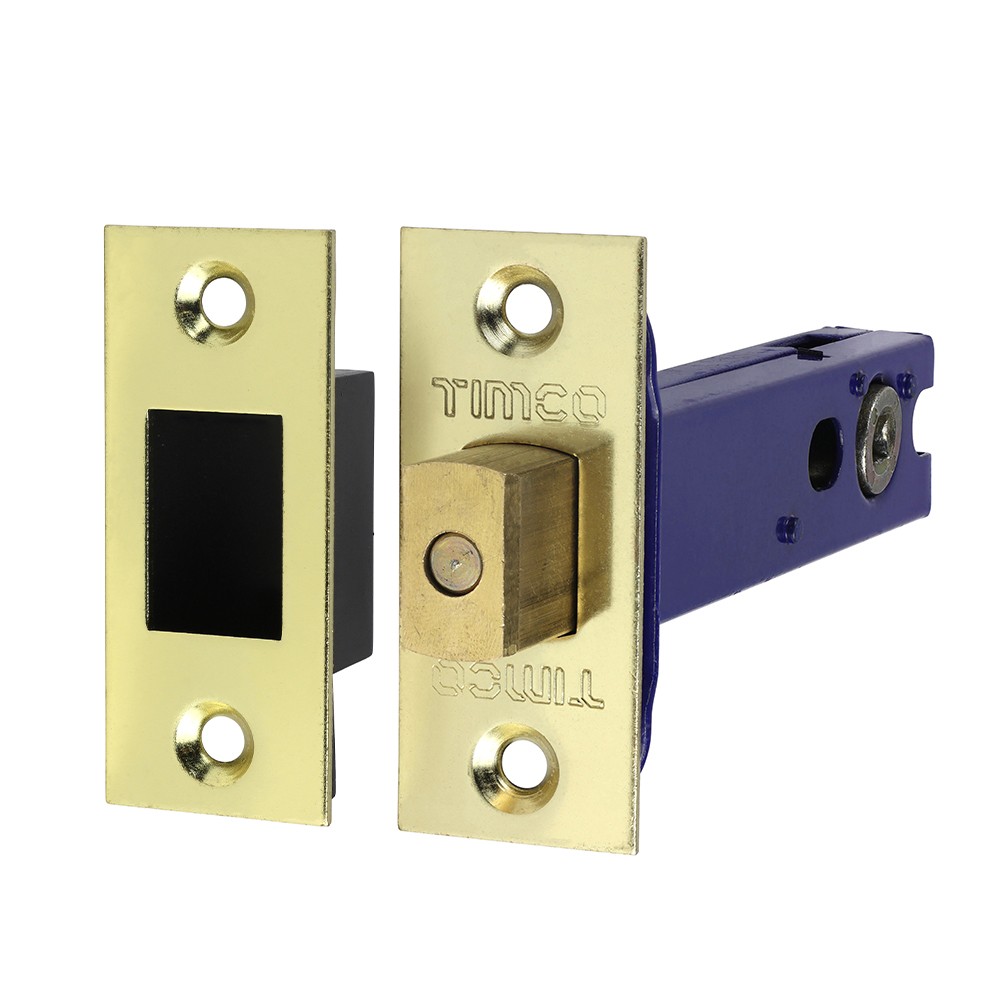 Timco Architectural Tubular Deadbolt - Electro Brass & Satin Nickel