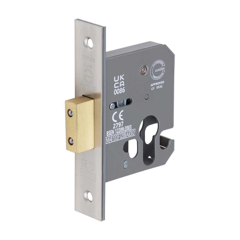 Timco Euro Deadlock - Satin Nickel
