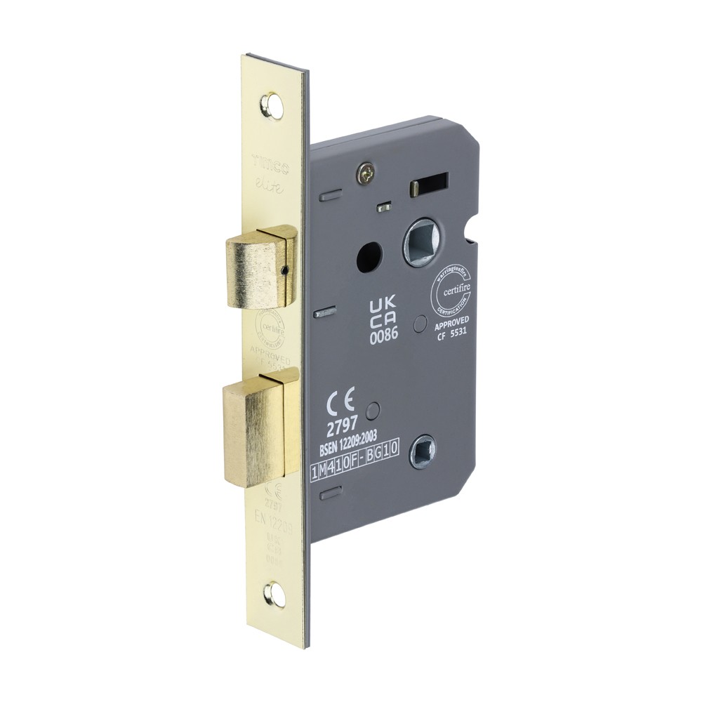 Timco Bathroom Lock - Electro Brass