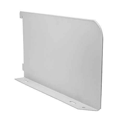Timco Twin Slot Shelf End - White