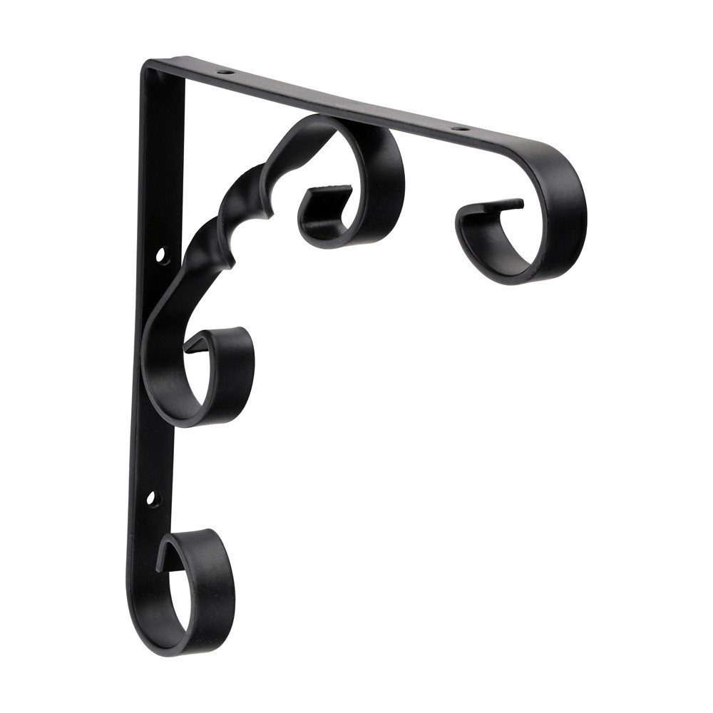 Timco Scroll Bracket - Black