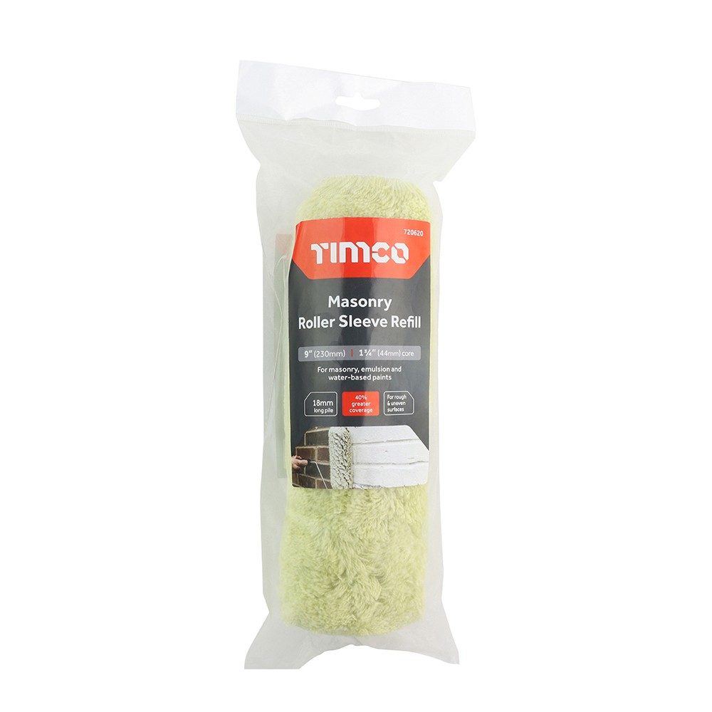 Timco Masonry Roller Sleeve Refill 18mm