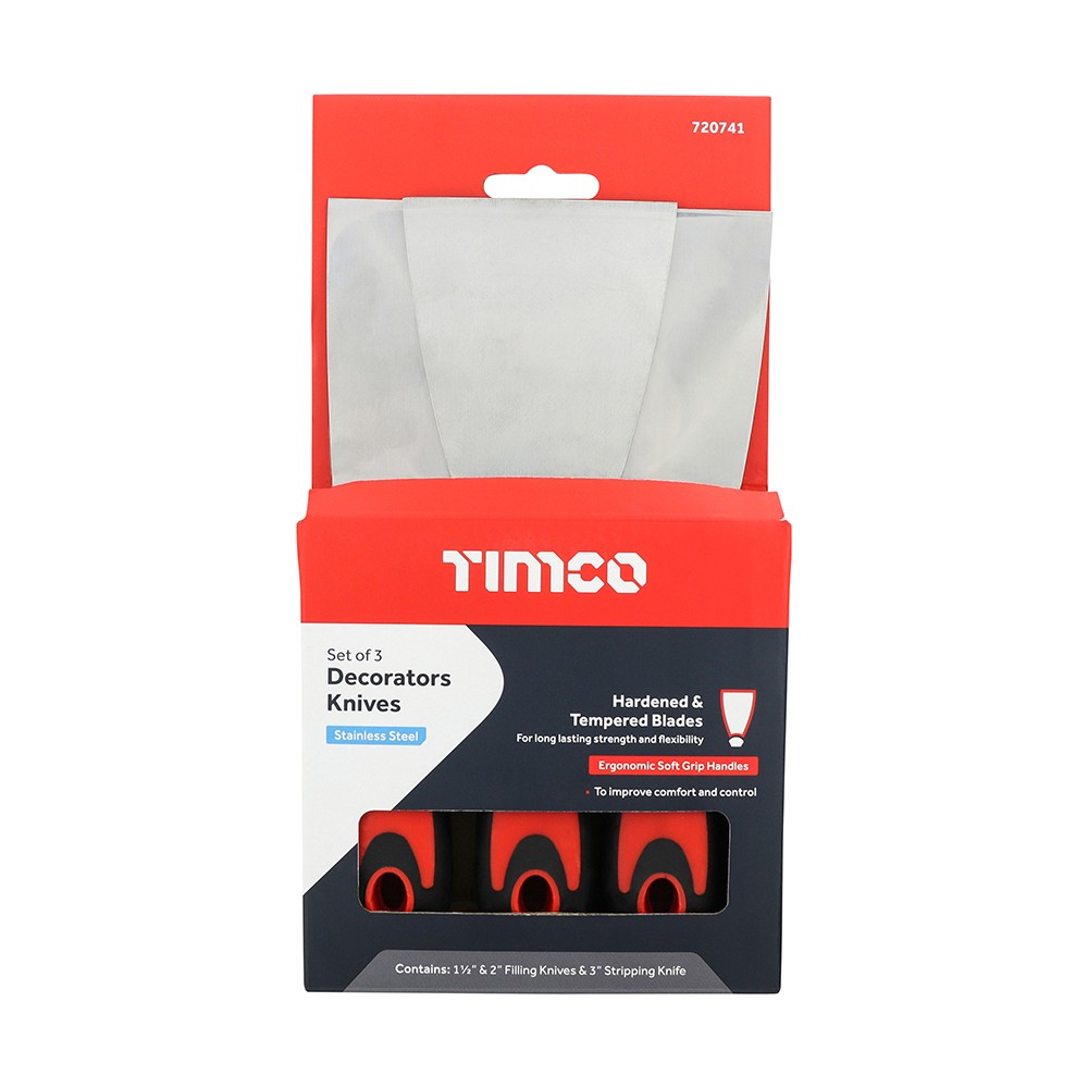 Timco Decorators Knives Set 3pc