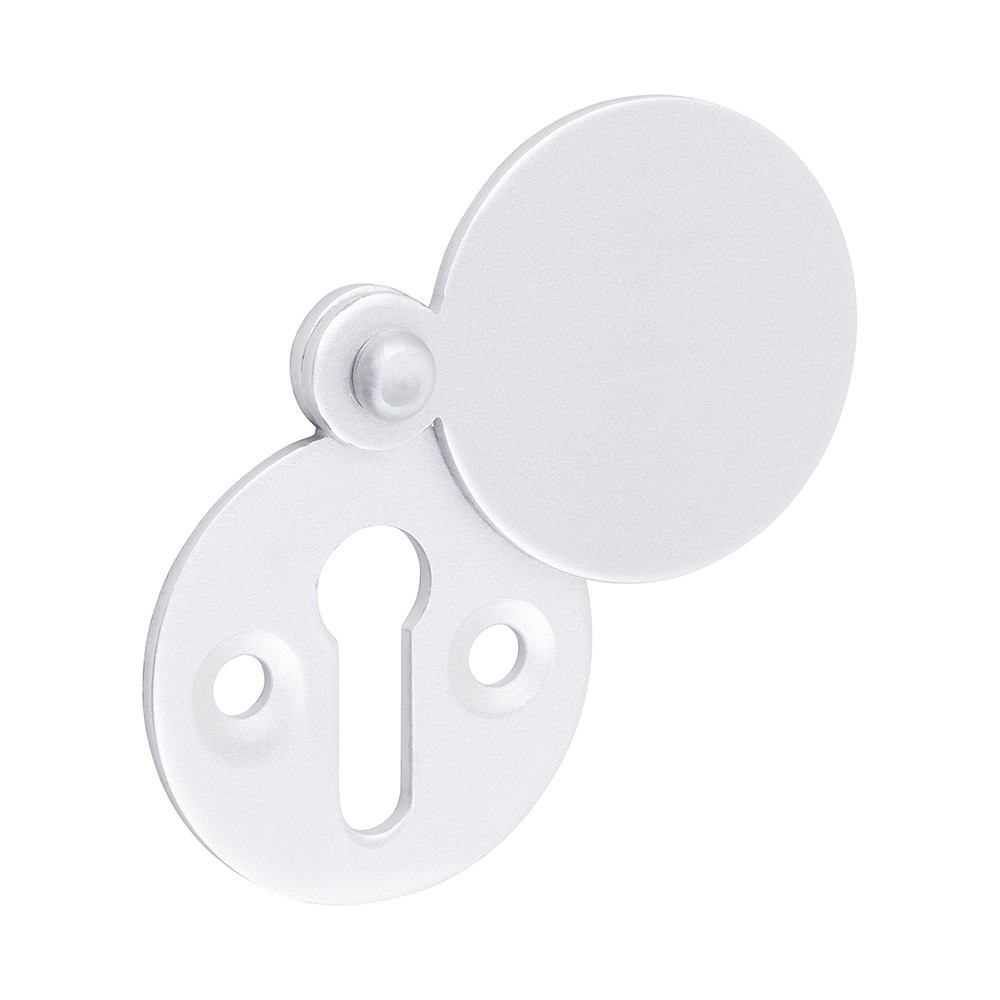 Timco Covered Escutcheon - Satin Anodised Aluminium