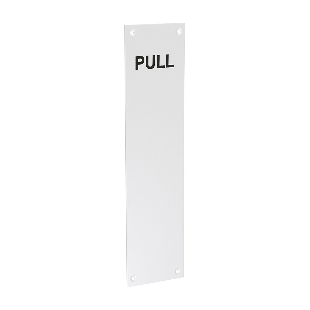 Timco Finger Plate PULL - Satin Anodised Aluminium