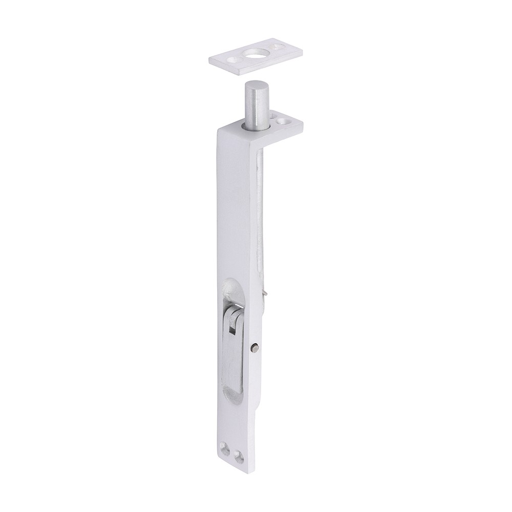 Timco Lever Action Flush Bolt - Satin Anodised Aluminium