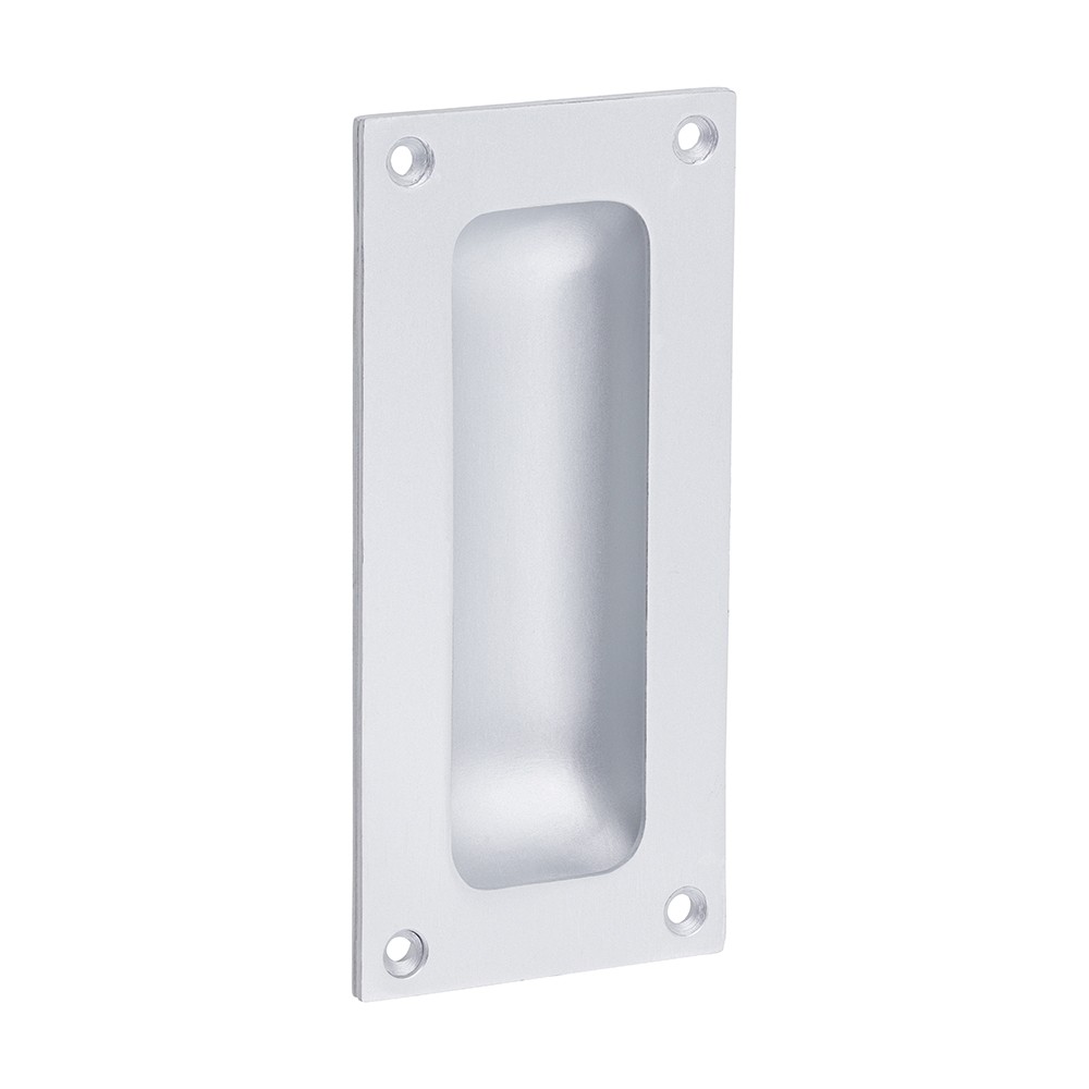 Timco Flush Pull - Satin Anodised Aluminium