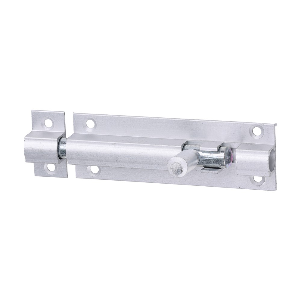 Timco Straight Barrel Bolt - Satin Aluminium