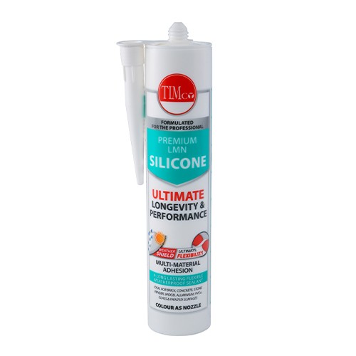 Timco Premium LMN Silicone 300ml - White