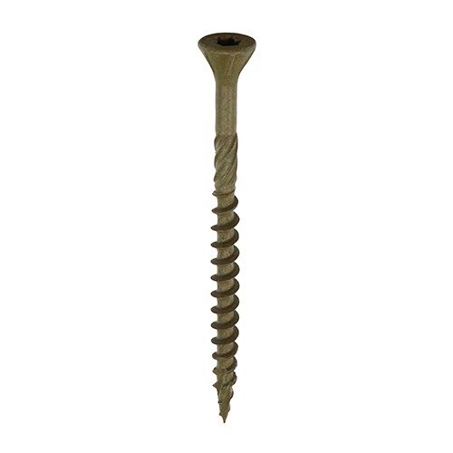 Timco C2 Deck-Fix Countersunk Woodscrews  4.5 x 75mm Torx - Green