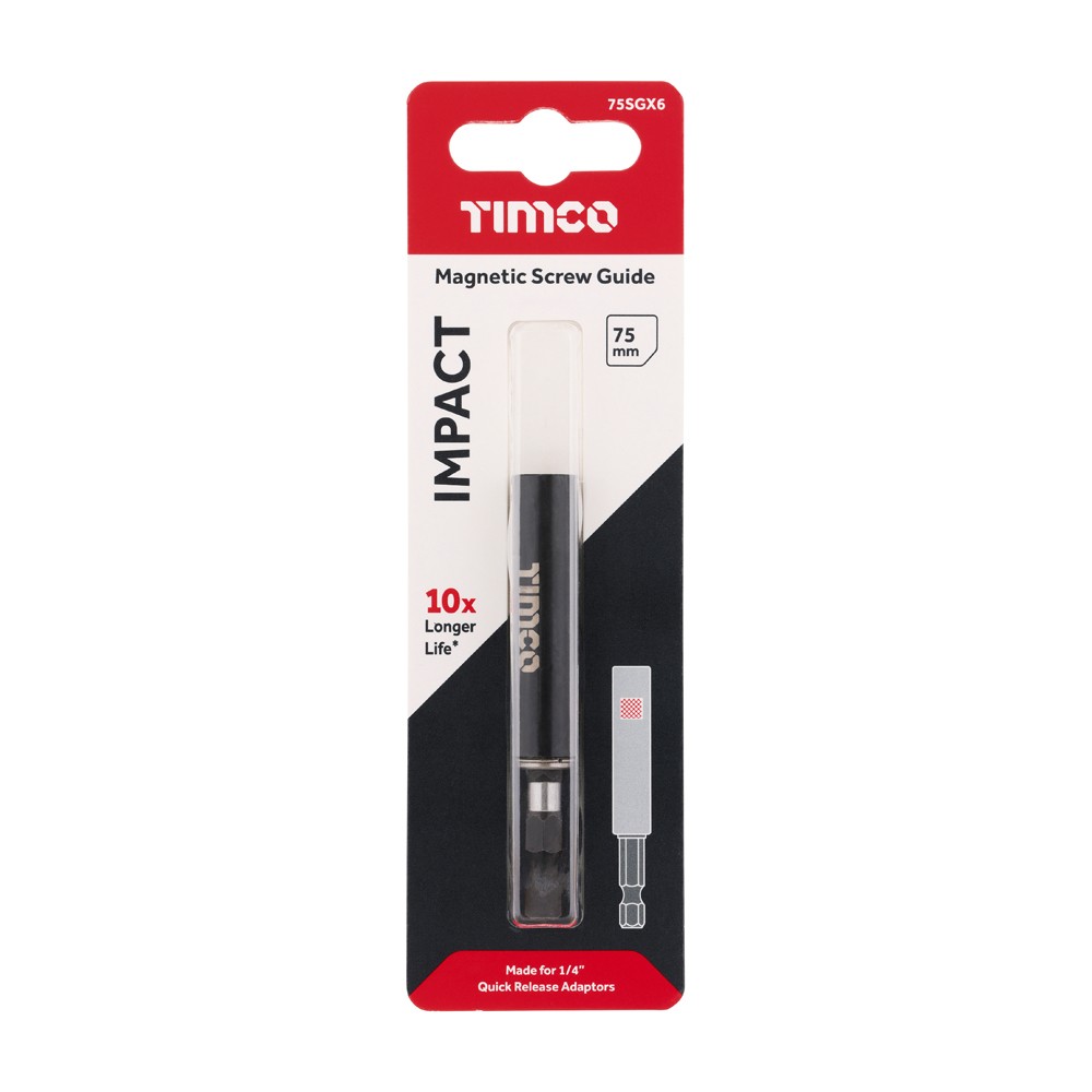 Timco Magnetic Impact Screw Guide 75mm