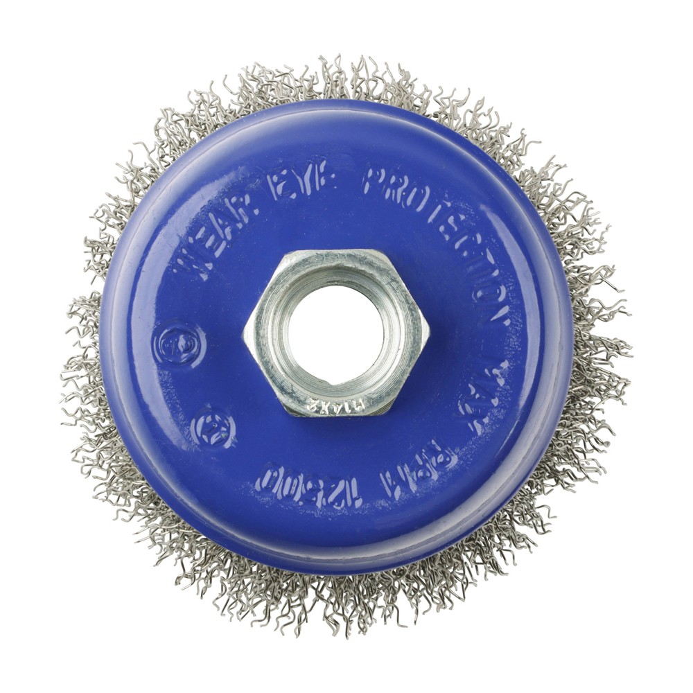 Timco Angle Grinder Cup Brush - Crimped Stainless Steel