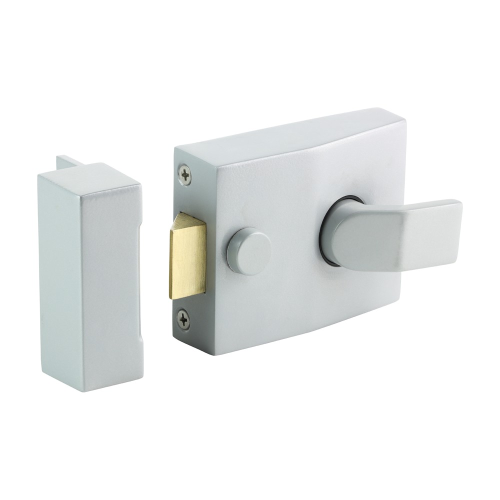 Timco Nightlatch 94 case / 64 backset - Silver