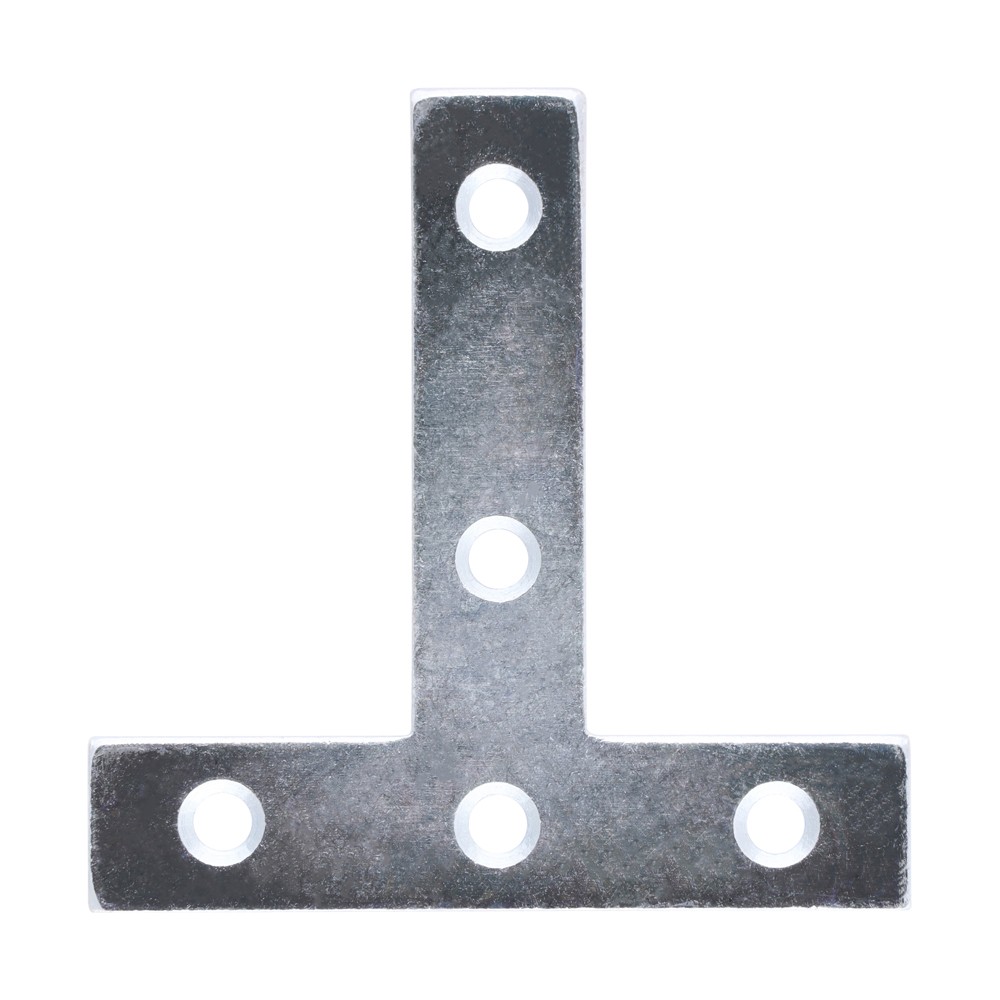 Timco Tee Plates 76 x 76 x 16mm - Zinc