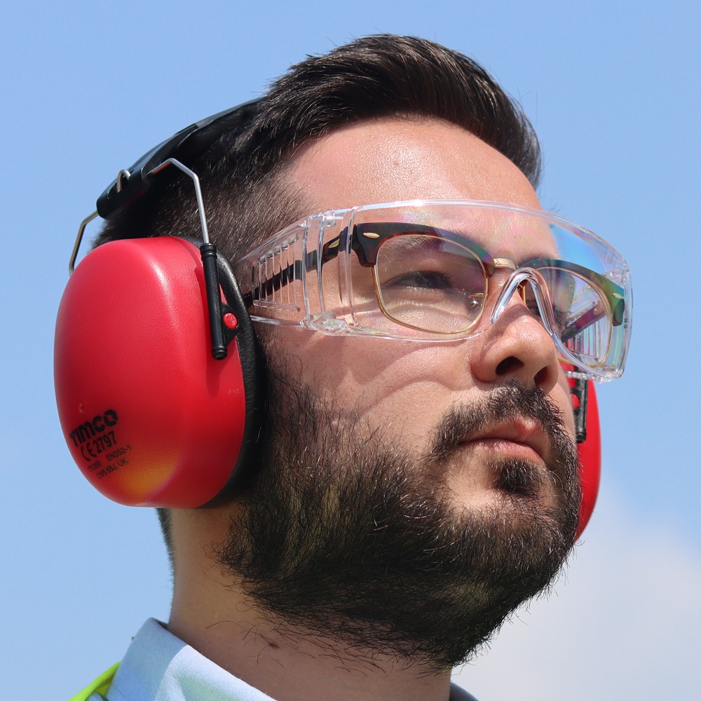 Timco Overspecs Safety Glasses - Clear