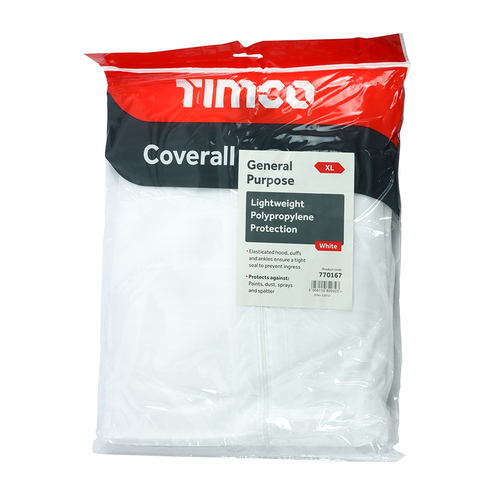 Timco General Purpose Coverall - White