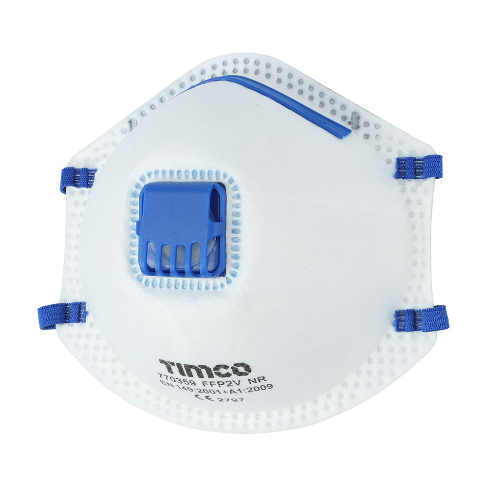 Timco FFP2 Moulded Masks with Valve