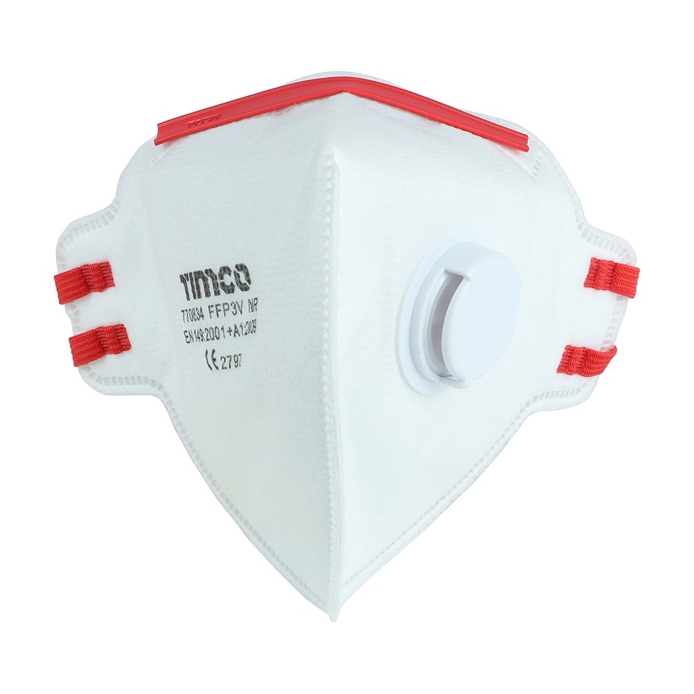 Timco FFP3 Fold Flat Masks with Valve