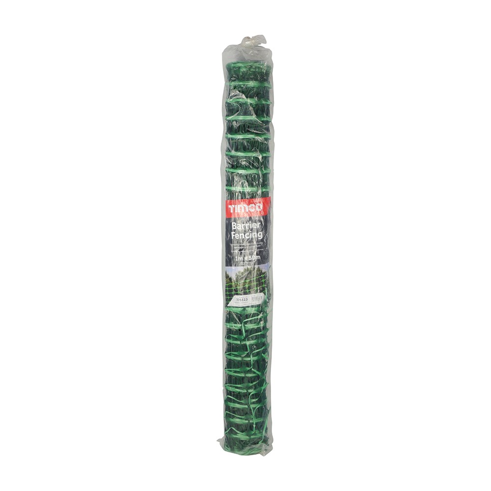 Timco Barrier Fencing - Green 1m x 50m