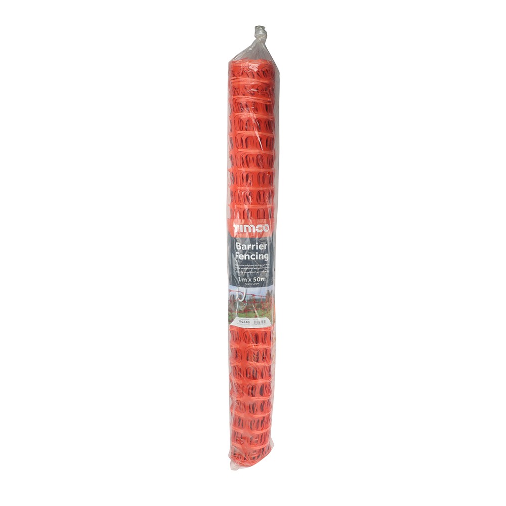 Timco Barrier Fencing - Orange 1m x 50m
