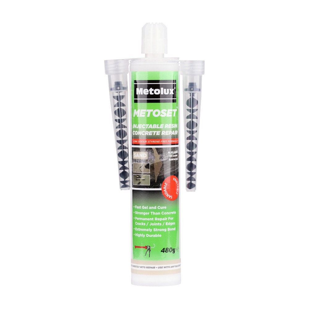 Timco Metoset Concrete Repair Resin 480g - Sand