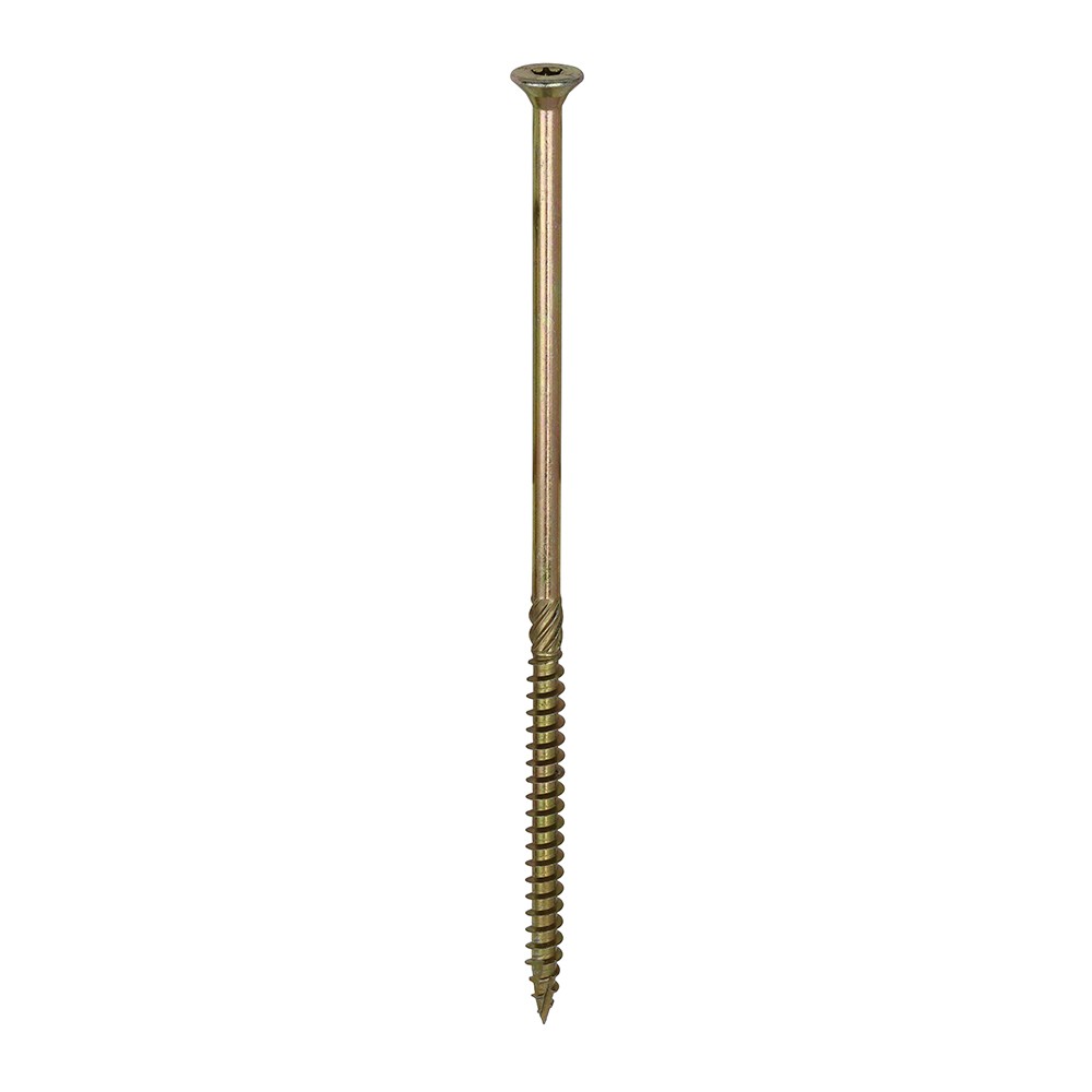Timco C2 Clamp-Fix 8mm Double Countersunk Woodscrew Torx - Yellow