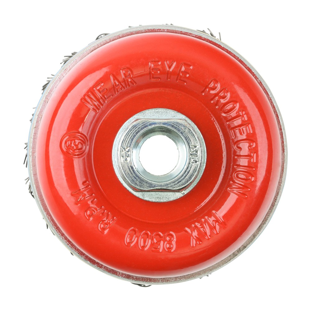 Timco Angle Grinder Cup Brush - Twisted Knot Steel Wire