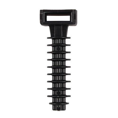 Timco Cable Tie Plugs 8 x 40mm - Black