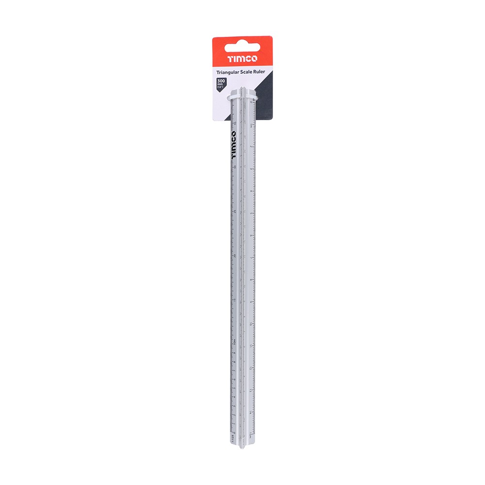 Timco Triangular Scale Ruler 300mm