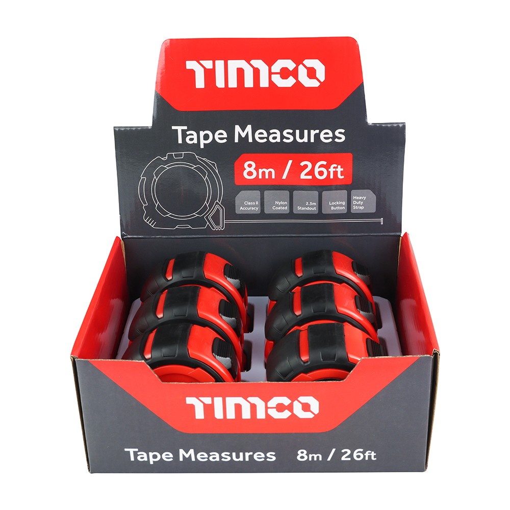 Timco Tape Measure 8m