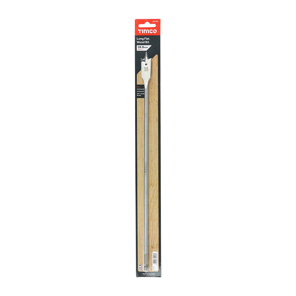 Timco Long Flat Wood Bit