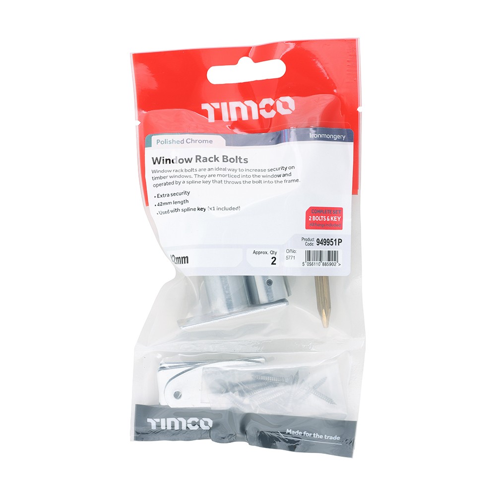 Timco Window Rack Bolts - TimPacks