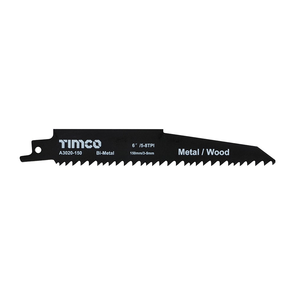 Timco Reciprocating Saw Blades For Wood with Nails Cutting Bi-Metal