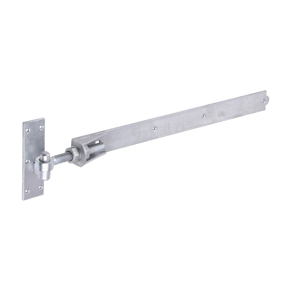 Timco Pair of Adjustable Band & Hook on Plates - Hot Dipped Galvanised