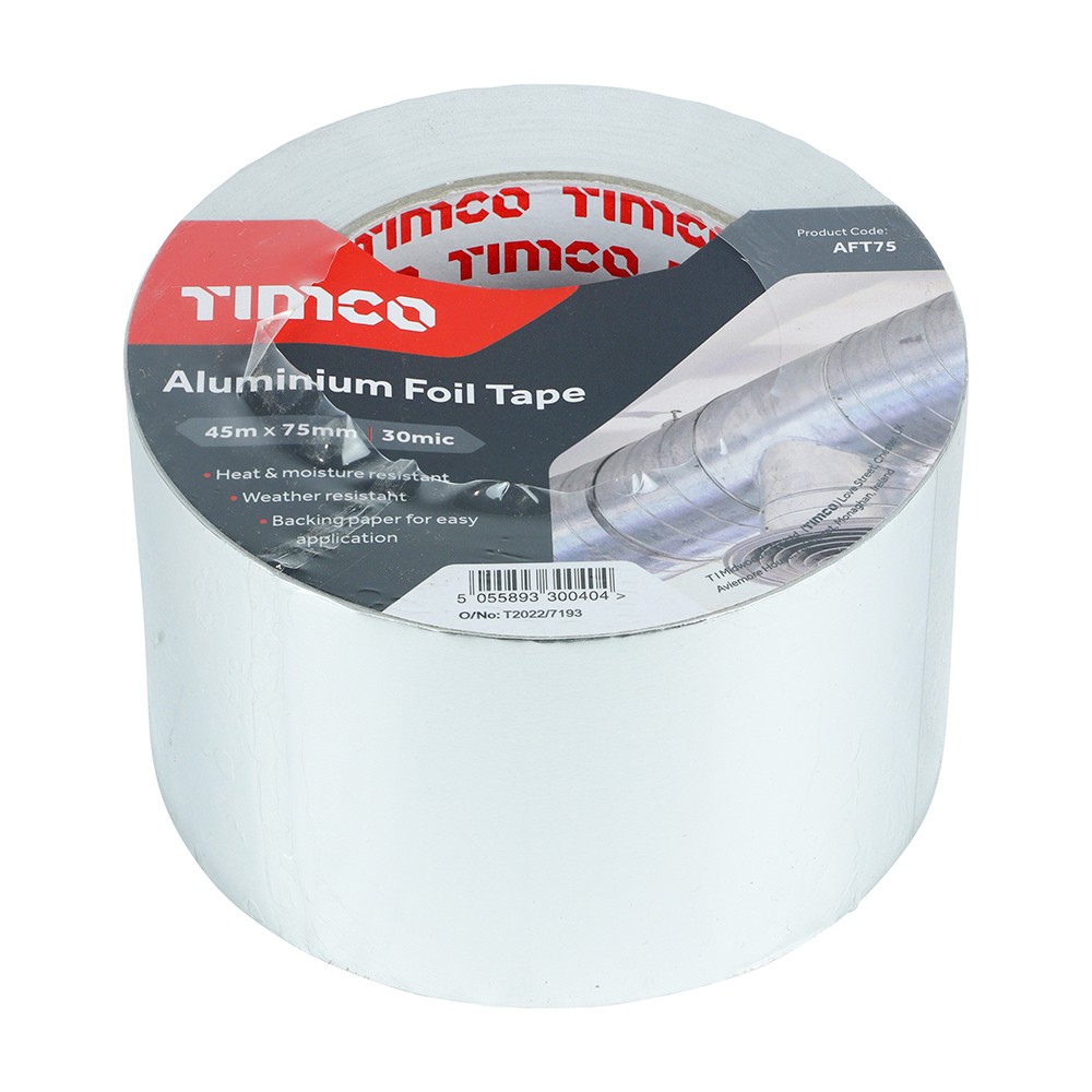 Timco Aluminium Foil Tape 45m