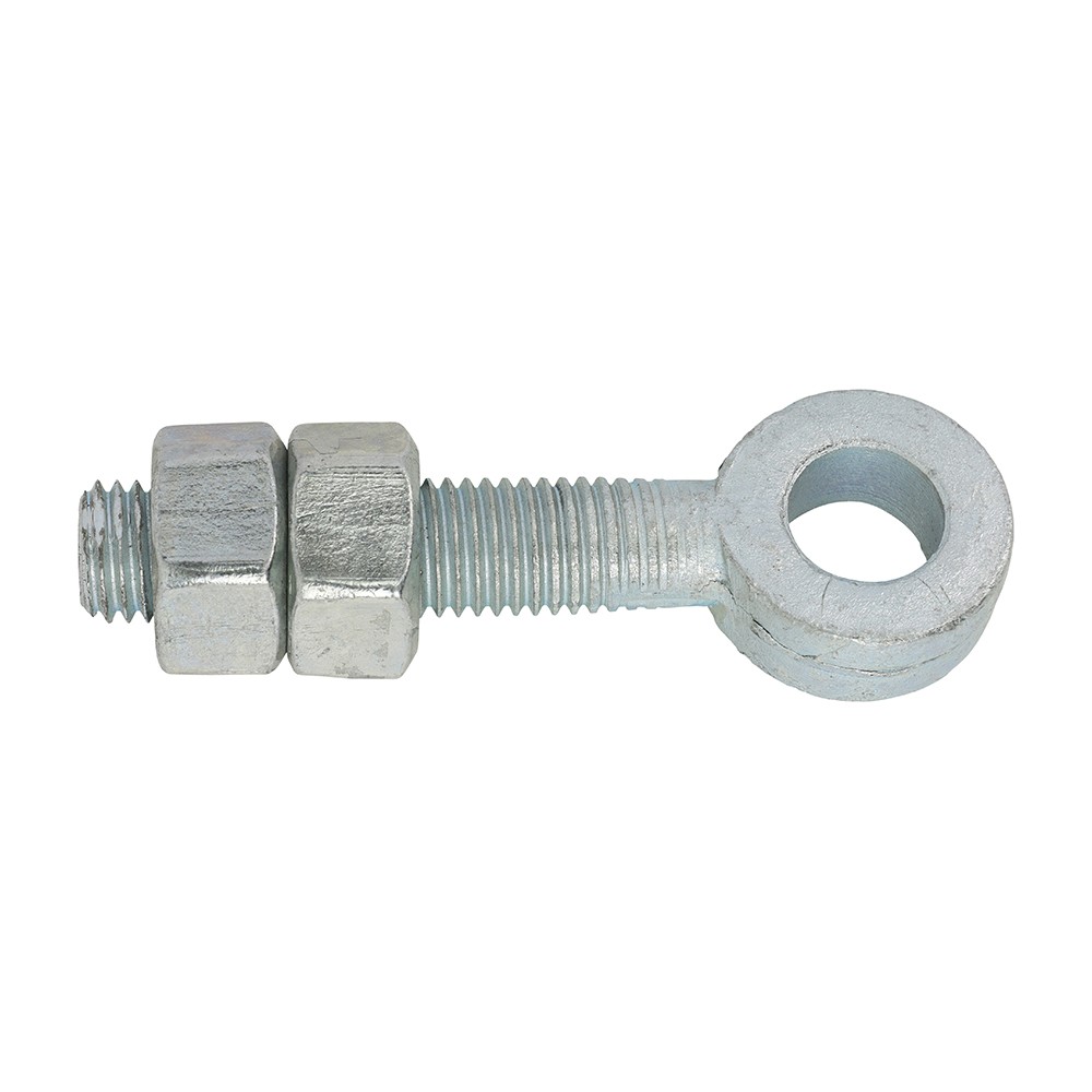Timco Adjustable Gate Eyes with Nuts - Zinc