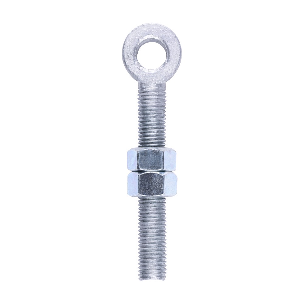 Timco Adjustable Gate Eye with Nuts - Hot Dipped Galvanised