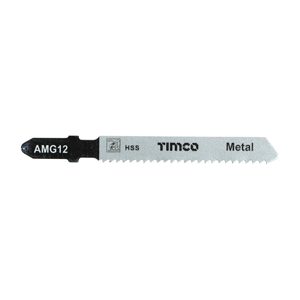 Timco Jigsaw Blades For Metal Cutting - HSS Blades