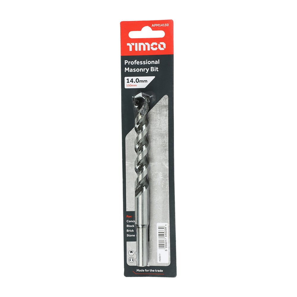 Timco Professional Masonry Bits - Large 12 - 25mm