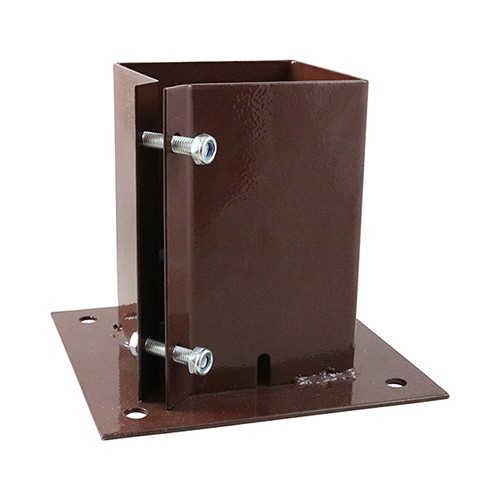 Timco Bolt Down Shoe - Bolt Secure - Oxide Red