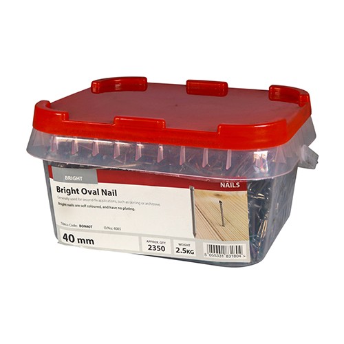 Timco Oval Nails Bright - 2.5kg