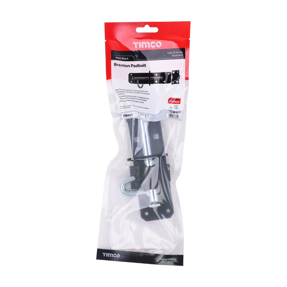 Timco Brenton Padbolt - Black
