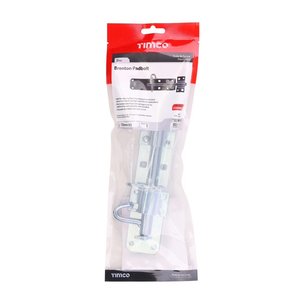 Timco Brenton Padbolt - Zinc