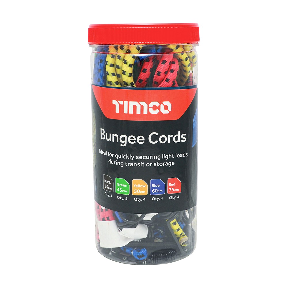 Timco Bungee Cords - Mixed Pack