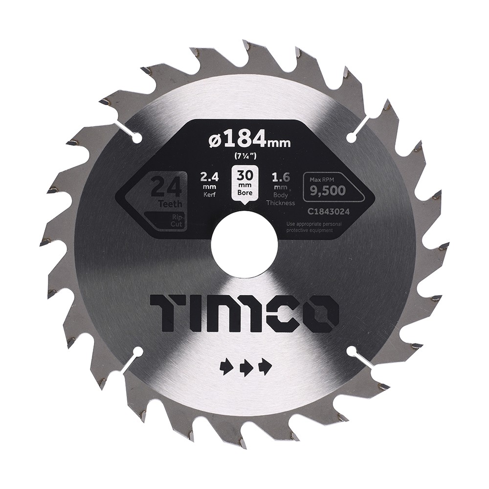 Timco General Purpose Circular Saw Blades - Coarse/Medium