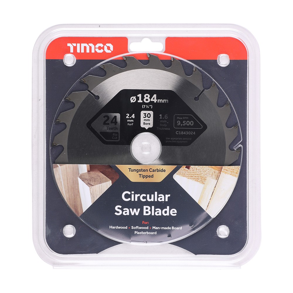 Timco General Purpose Circular Saw Blades - Coarse/Medium