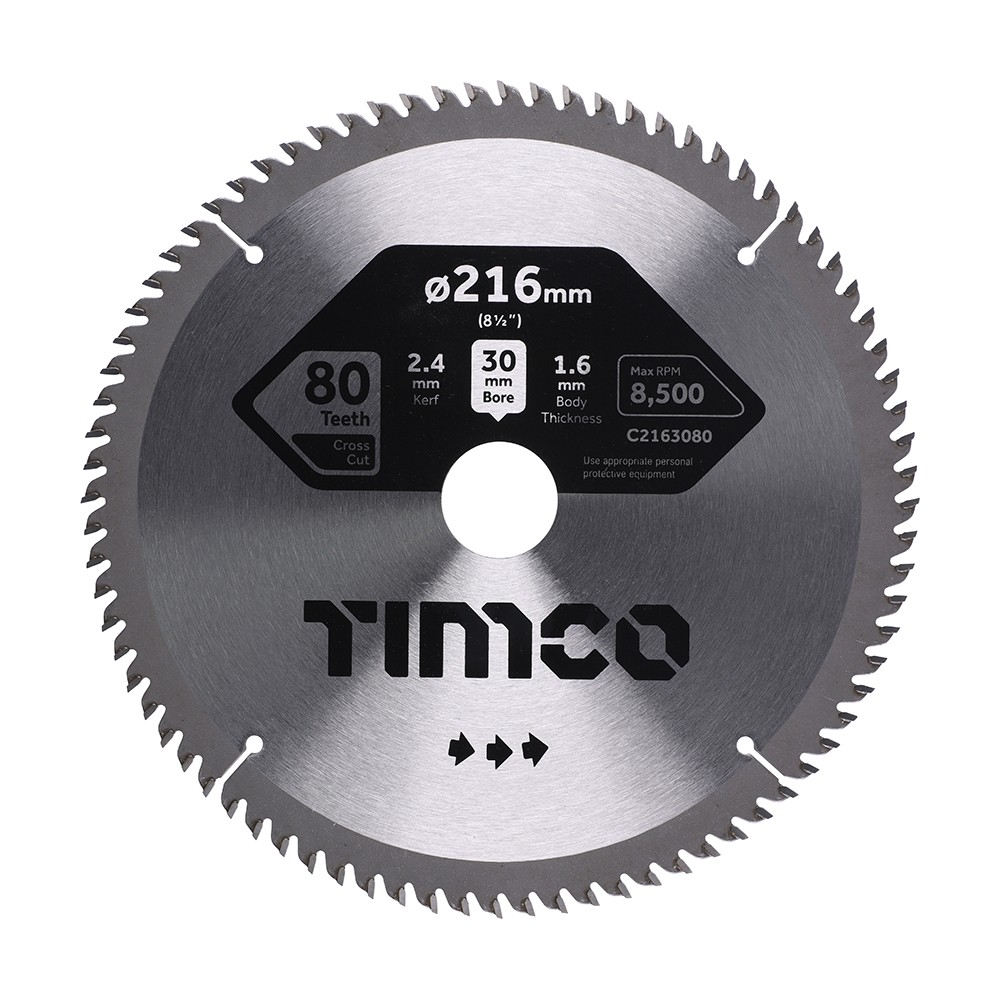 Timco Circular Saw Blade For Fine Trim/Finishing - Extra Fine