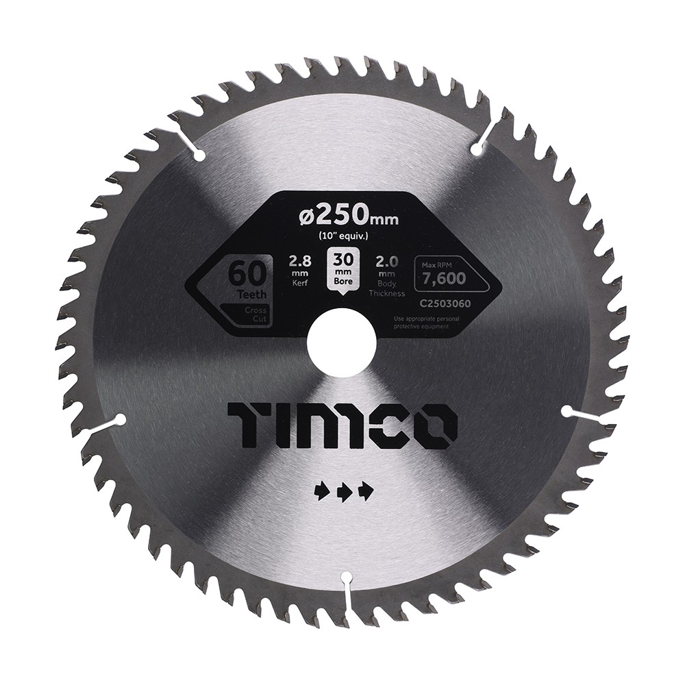 Timco Circular Saw Blade For Triing/Crosscut - Medium/Fine