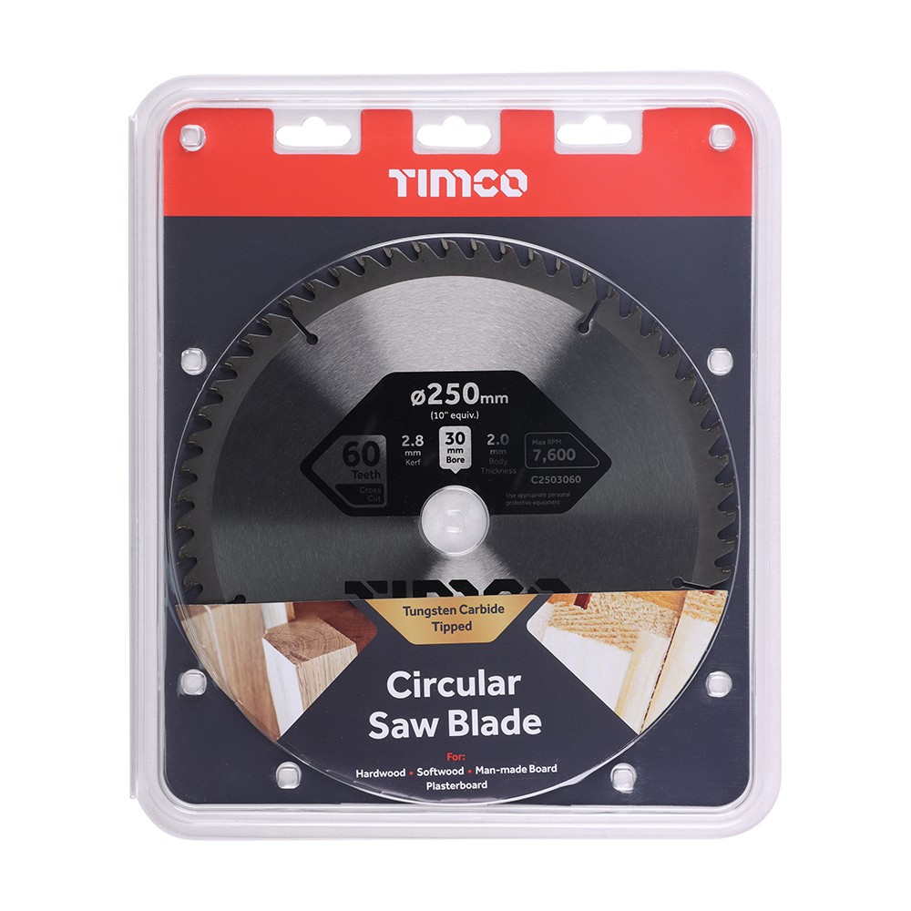 Timco Circular Saw Blade For Triing/Crosscut - Medium/Fine